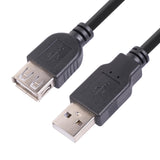 Maxbell USB 2.0 Extension Cable Double USB Port Data Transmission Line for hard disks 60cm