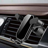 Maxbell phone Mount for Car Handsfree Bracket Stable Hook Anti shaking Mirror Black