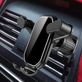 Maxbell phone Mount for Car Handsfree Bracket Stable Hook Anti shaking Mirror Black