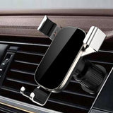 Maxbell phone Mount for Car Handsfree Bracket Stable Hook Anti shaking Black and Argent