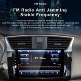 Maxbell Car Radio Player Handsfree Calling FM Radio 9inch Touch Screen Camera Radio 12LED Camera