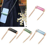 Maxbell Phone Chain Back Clip Phones Chain Lanyard Neck Strap for Daily Life Pink