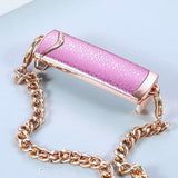 Maxbell Phone Chain Back Clip Phones Chain Lanyard Neck Strap for Daily Life Pink
