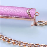 Maxbell Phone Chain Back Clip Phones Chain Lanyard Neck Strap for Daily Life Pink