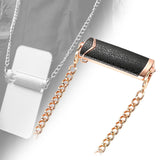 Maxbell Phone Chain Back Clip Phones Chain Lanyard Neck Strap for Daily Life Black