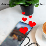 Maxbell Auto Clicker for Phone Click Device Head Only for Game Live Show Shopping Black