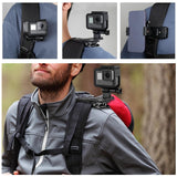 Maxbell Backpack Clip Camera Holder Hat Mount for Sports Action Cameras Mobile Phone