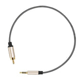 Maxbell Audio Cable 3.5mm to Male RCA Adapter Nylon Braided for Tablet Speaker 1.5m