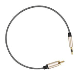 Maxbell Audio Cable 3.5mm to Male RCA Adapter Nylon Braided for Tablet Speaker 1.5m