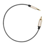 Maxbell Audio Cable 3.5mm to Male RCA Adapter Nylon Braided for Tablet Speaker 1.5m