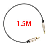 Maxbell Audio Cable 3.5mm to Male RCA Adapter Nylon Braided for Tablet Speaker 1.5m