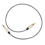 Maxbell Audio Cable 3.5mm to Male RCA Adapter Nylon Braided for Tablet Speaker 3m