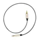 Maxbell Audio Cable 3.5mm to Male RCA Adapter Nylon Braided for Tablet Speaker 3m