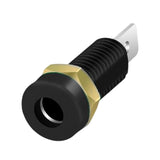 Maxbell 4mm Banana Socket Copper Terminal Post Banana Plug Accessory Premium Black