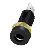 Maxbell 4mm Banana Socket Copper Terminal Post Banana Plug Accessory Premium Black