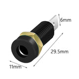 Maxbell 4mm Banana Socket Copper Terminal Post Banana Plug Accessory Premium Black