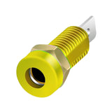 Maxbell 4mm Banana Socket Copper Terminal Post Banana Plug Accessory Premium Yellow