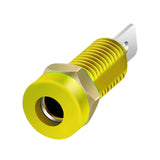 Maxbell 4mm Banana Socket Copper Terminal Post Banana Plug Accessory Premium Yellow