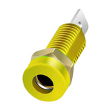 Maxbell 4mm Banana Socket Copper Terminal Post Banana Plug Accessory Premium Yellow