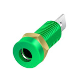 Maxbell 4mm Banana Socket Copper Terminal Post Banana Plug Accessory Premium Green