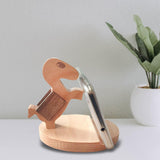 Maxbell Wooden Phone Holder Artist Organizer Decor Little Horse Shape for Birthday