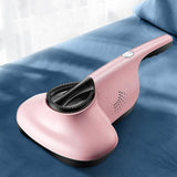 Maxbell Mattress Vacuum Cleaner Mite Removal Instrument for Cleaning Pillows Couch Pink