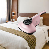 Maxbell Mattress Vacuum Cleaner Mite Removal Instrument for Cleaning Pillows Couch Pink