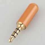 Maxbell 3.5mm Audio Jack Plug Replace Earphones Converter for Car Computers Laptop Orange