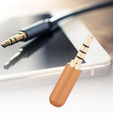 Maxbell 3.5mm Audio Jack Plug Replace Earphones Converter for Car Computers Laptop Orange