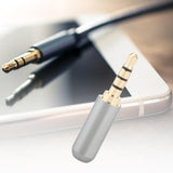 Maxbell 3.5mm Audio Jack Plug Replace Earphones Converter for Car Computers Laptop Gray