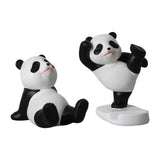 Maxbell Lovely Panda Statue Desktop Phone Holder Resin for Office Tabletop Home Sitting