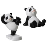 Maxbell Lovely Panda Statue Desktop Phone Holder Resin for Office Tabletop Home Sitting