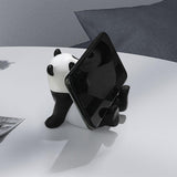 Maxbell Lovely Panda Statue Desktop Phone Holder Resin for Office Tabletop Home Sitting
