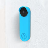 Maxbell Doorbell Cover Case Waterproof Premium Protective for Google Nest Doorbell Blue