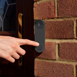 Maxbell Doorbell Cover Case Waterproof Premium Protective for Google Nest Doorbell Black