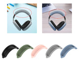 Maxbell Headband Cover Silicone Soft Comfortable for Wireless Headphone Accessory Black