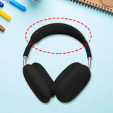 Maxbell Headband Cover Silicone Soft Comfortable for Wireless Headphone Accessory Black