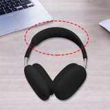 Maxbell Headband Cover Silicone Soft Comfortable for Wireless Headphone Accessory Black