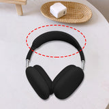 Maxbell Headband Cover Silicone Soft Comfortable for Wireless Headphone Accessory Black