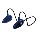 Maxbell Sports Air Conduction Headset HiFi Lossless Sound Lightweight for Climbing Blue