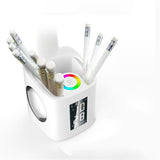 Maxbell Table Lamp Pen Holder Decorative USB Charging Desktop for Bedroom Study