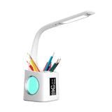 Maxbell Table Lamp Pen Holder Decorative USB Charging Desktop for Bedroom Study