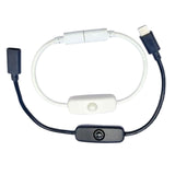 Maxbell Type C Male to Female Usb C High Speed for Desk Lamp LED Light Bar Computer Black