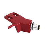 Maxbell Turntable Headshell Universal Aluminium Alloy Hardware Replacement Durable Red