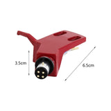 Maxbell Turntable Headshell Universal Aluminium Alloy Hardware Replacement Durable Red
