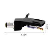 Maxbell Turntable Headshell Universal Aluminium Alloy Hardware Replacement Durable Black
