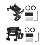 Maxbell Bike Phone Mount Detachable Aluminum Alloy for Cycling Accessories Stroller Without fixed claws