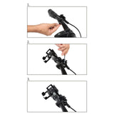 Maxbell Bike Phone Mount Detachable Aluminum Alloy for Cycling Accessories Stroller Without fixed claws