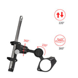Maxbell Bike Phone Mount Detachable Aluminum Alloy for Cycling Accessories Stroller With fixed claws