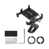 Maxbell Bike Phone Mount Detachable Aluminum Alloy for Cycling Accessories Stroller With fixed claws